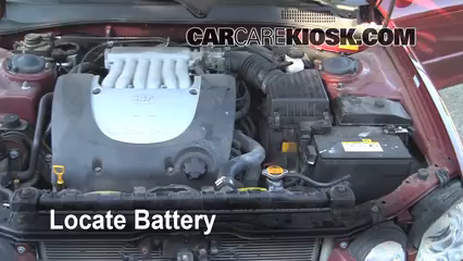 2004 Kia Optima EX 2.7L V6 Battery Replace